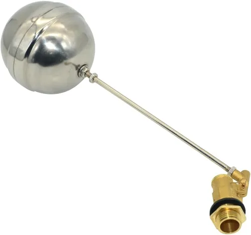 Vista 9 de VARMHUS Válvula de bola flotante de rosca macho de acero inoxidable 304, control automático de nivel de agua de latón para aplicaciones de tanque
