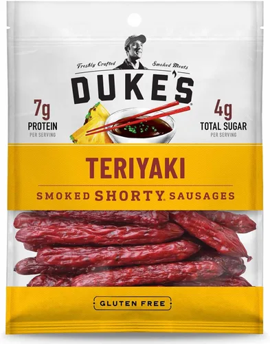 Vista 8 de Duke's Salchichas cortas ahumadas Teriyaki de cerdo, 5 oz.