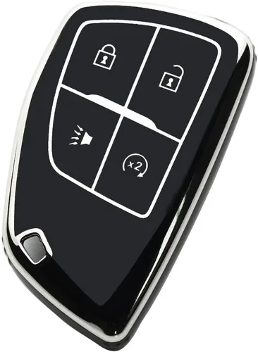Vista 9 de Funda para llavero compatible con GMC para Chevrolet para Chevy para Buick para llave inteligente Cadillac