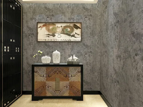 Vista 2 de BURGELIY Papel pintado de hormigón para pared, papel de contacto de cemento, papel tapiz de pared de 16 x 118 pulgadas, vinilo autoadhesivo mate Gris
