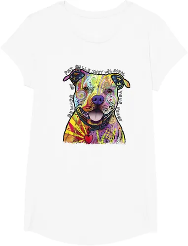 Vista 20 de Beware Of Pit Bulls, Dean Russo Pitbull Original - Camiseta para amantes de los perros, Negro