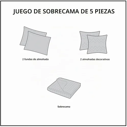 Vista 11 de Madison Park Princeton - Juego de colcha reversible acolchada, reverso sólido de verano transpirable, capa de ropa de cama ligera para todas