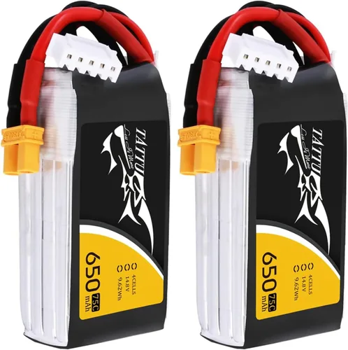 Vista 7 de Tattu Batería Lipo de 650mAh 4S1P 75C 14.8V con enchufe XT30