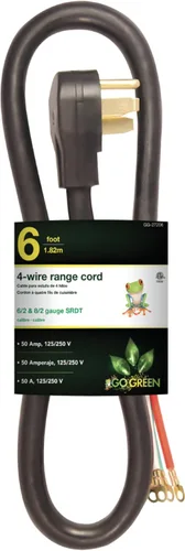 Vista 12 de Go Green Power GG-27004 cable de alimentación para estufa de 4 pies, 3 cables, 30 amperios