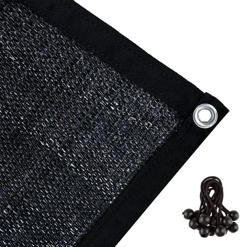 Vista 10 de Agfabric Tela de sombra de 6 x 12 pies, 40% para jardín, patio, color negro