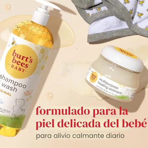 Vista 10 de Champú de Burt's Bees botellas de 12 onzas, paquete de 3, paquete de de 3, Amarillo, 3, 3