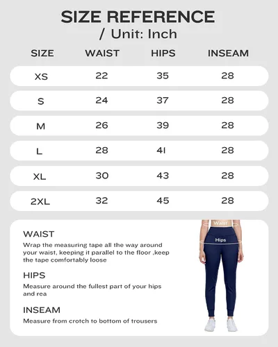 Vista 6 de WHOUARE Pantalones deportivos para mujer, leggings deportivos de entrenamiento con bolsillos, cintura alta, pantalones de yoga para gimnasio, correr