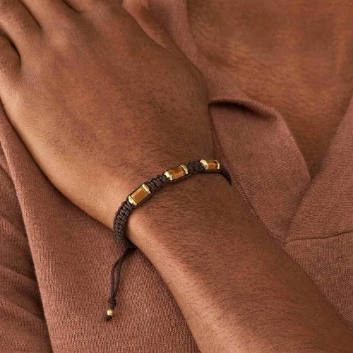 Vista 70 de Fossil para Hombre Wellness pulsera de abalorio