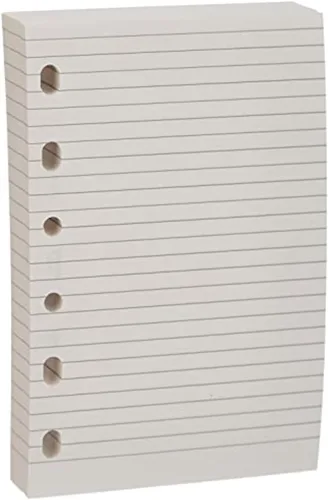 Vista 4 de Filofax Bolsillo rayado blanco (B213008)