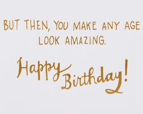 Vista 3 de Papyrus Tarjeta de cumpleaños número 40 (You Make Any Age Look Amazing)