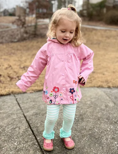 Vista 4 de Arshiner Chaqueta impermeable con capucha para niñas y niños