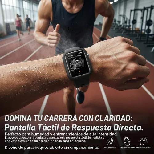 Vista 7 de Funda Ultra Delgada de TPU para iWatch Apple Watch Series 3/2/1, 38mm Blanco antiguo