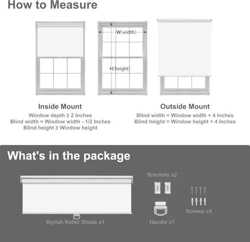 Vista 7 de BERISSA Persianas enrollables opacas y sin cordón, con protección UV, ahorro de energía, oscurecimiento de habitación, para el hogar, puerta
