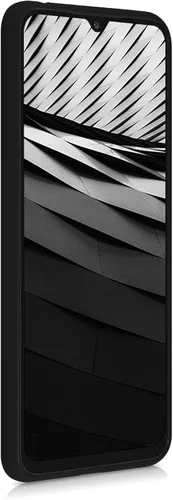 Vista 2 de kwmobile Funda compatible con Xiaomi Redmi 9A / 9AT - Funda protectora de silicona TPU suave y delgada - Negro mate