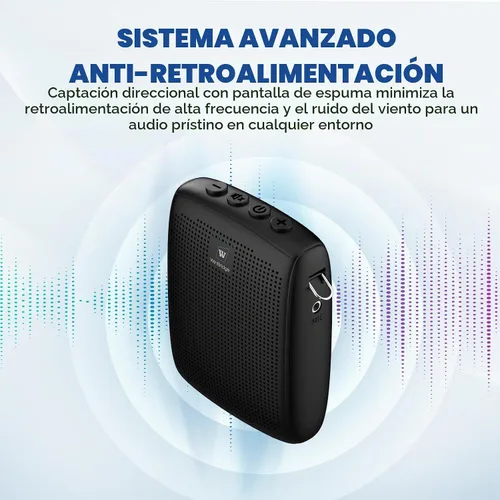 Vista 7 de WinBridge - Amplificador de voz inalámbrico con micrófono para profesores