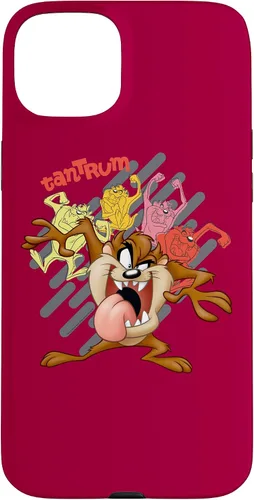 Vista 9 de Funda para iPhone 16 Looney Tunes Tazmanian Tantrum