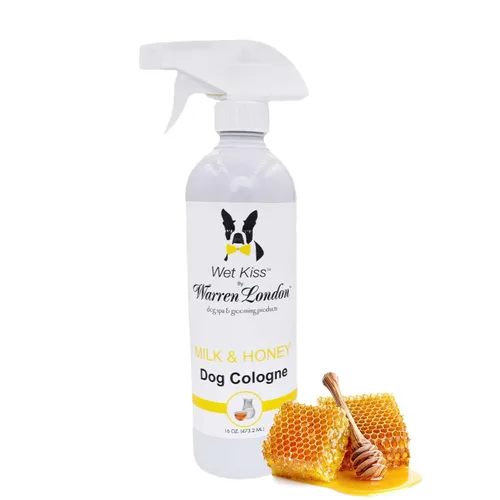 Vista 8 de Warren London Wet Kiss - Aerosol de colonia para perros, leche y miel, eliminador de olores de 2 onzas y ambientador para perros y gatos