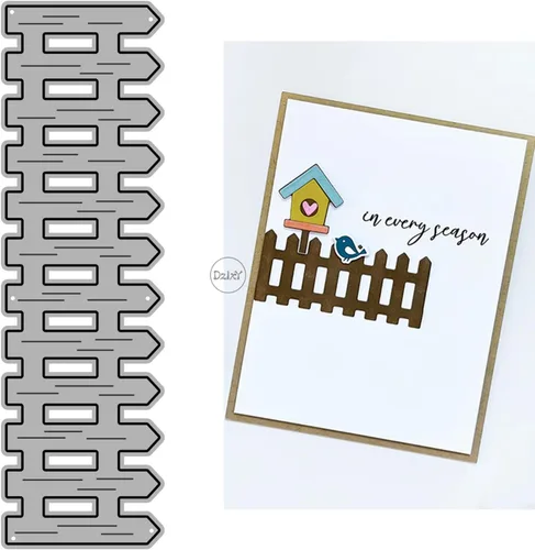 Vista 7 de DzIxY Casas Troqueles de corte de metal para kit de fabricación de tarjetas, troquelados de papel en relieve, plantillas de máquina de álbumes