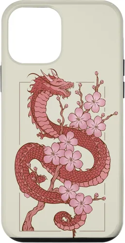 Vista 16 de iPhone 16 Japanese Dragon in Cherry Blossom Case