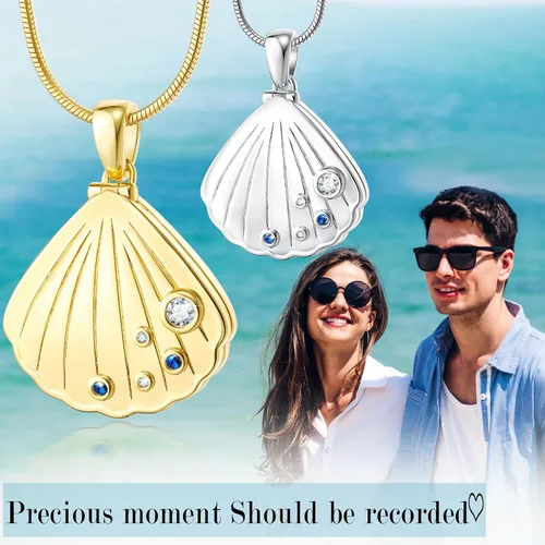 Vista 2 de Fanery sue Personalized Locket Necklace that Holds Pictures, Lockets Necklaces Customize Photo Pciture Pandent Jewelry Valentine's Day Gifts for
