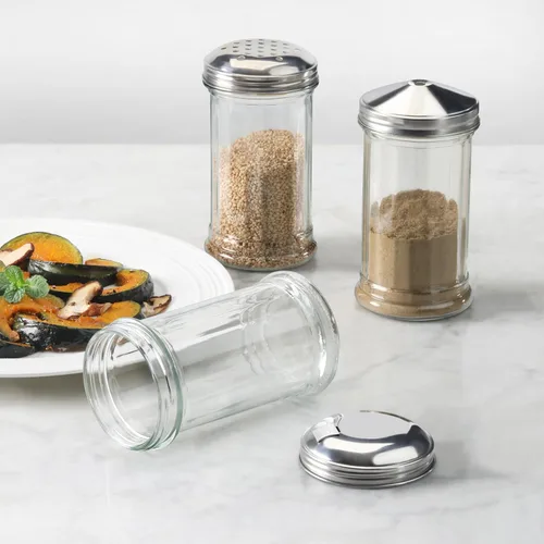 Vista 7 de New Star Foodservice Top Sugar Vertedor de 12 onzas, juego de 12 (solapa lateral)