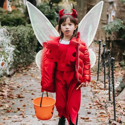Vista 2 de Fairy Wings, Fairy Costume for Women, Butterfly Wings for Adults Kids, Halloween Costume Angel Wings Dress Up Party Favor