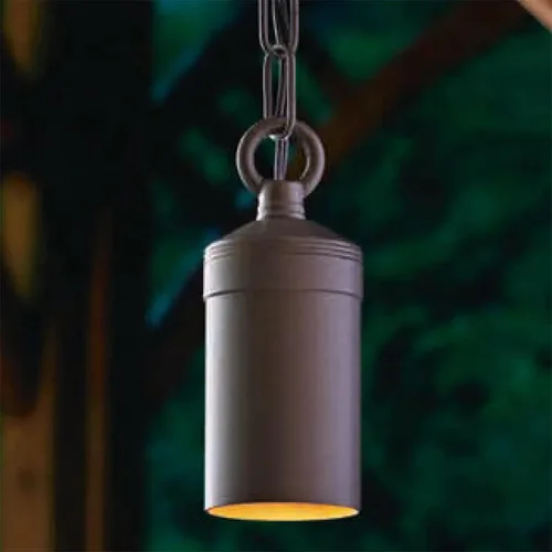 Vista 5 de Home Decorators Colgante LED integrado de bronce antiguo al aire libre con cadena