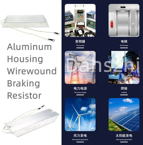Vista 6 de 100W 8 Ohm Aluminio Vivienda Wirewound Frenado Resistencia Soldadura Lug Silver ToneTerminals