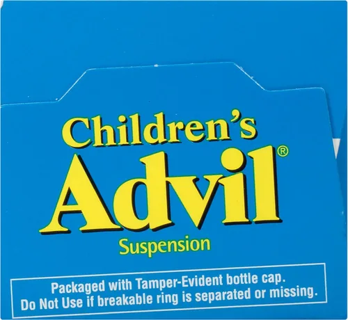 Vista 12 de Children's Advil Analgésico y reductor de fiebre, suspensión oral de ibuprofeno sin colorantes y sin azúcar, sabor a bayas, 4 onzas líquidas