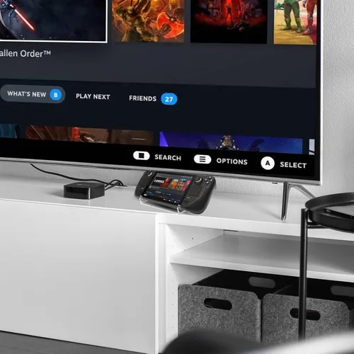 Vista 9 de CaSZLUTION Base de soporte para Steam DeckROG Ally, soporte de acrílico compatible con Nintendo SwitchSwitch LiteSwitch OLED consola