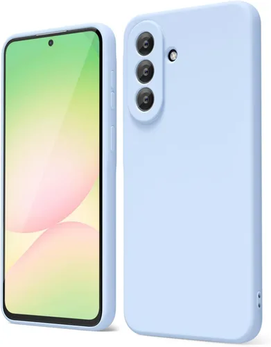 Vista 143 de oakxco Funda para teléfono Samsung Galaxy A12 con agarre de silicona líquida, linda delgada fina suave cubierta de gel de goma TPU lisa para mujeres