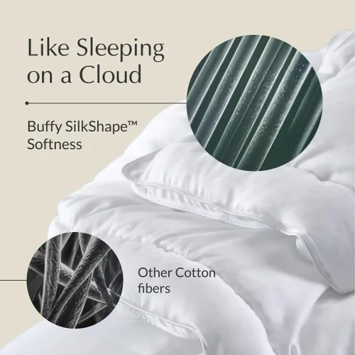Vista 4 de Buffy Edredón Cloud - Edredón individual - Tela de eucalipto - Ropa de cama hipoalergénica - Individual/Individual XL