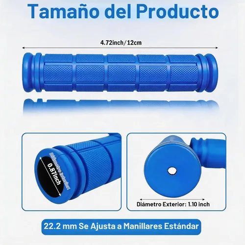 Vista 2 de 4 pares de manillar de bicicleta Agarraderas de seta para BMX/MTB/Road Mountain Bikes