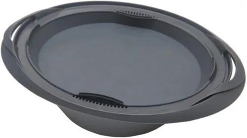 Vista 2 de Generic Bandeja de vapor de silicona para hornear, rectangular, gris, 11.4 x 8.3 pulgadas, compatible con Thermomix TM31/TM5/TM6