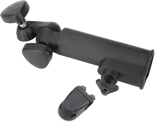 Vista 8 de Soporte de paraguas para carrito de golf, resistente, con base universal de aleación de aluminio para carrito de empuje, pesca, silla de playa