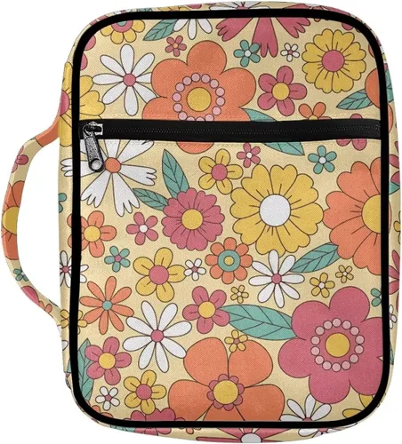 Vista 29 de Funda para la Biblia de Béisbol con Impresión de Agua y Fuego para Niños, Fundas Ligeras para la Biblia, Bolso de Mano para Estudio de la Biblia