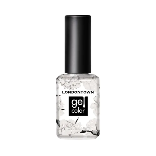Vista 31 de LONDONTOWN Esmalte de uñas de gel UV/LED, de larga duración, resistente al astillado, color de alto brillo, marrón beige natural brillante, 0.4 fl
