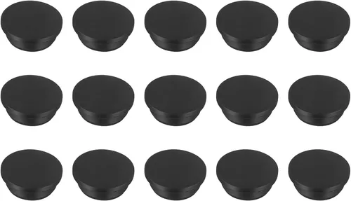 Vista 167 de MECCANIXITY - Tapones de silicona en forma de T (26mm, 1 pulgada de diámetro), color negro