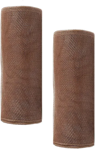Vista 83 de YYCRAFT Paquete de 2 cintas de malla de polímero metálico de 6 pulgadas (total 20 yardas, verde manzana)