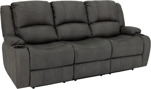 Vista 26 de RecPro Charles - Sofá reclinable doble de pared de 67 pulgadas, para autocaravana, con tela mejorada (color plomizo)