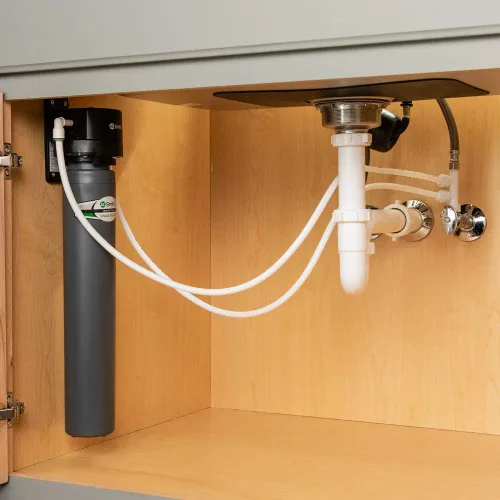 Vista 7 de AO Smith Filtro de agua para grifo de fregadero - Sistema avanzado de filtro de agua de conexión directa debajo del fregadero - La filtración