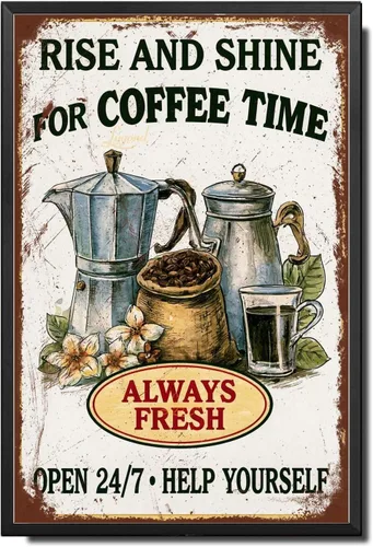 Vista 40 de Lygond Letrero de metal con texto en inglés «Bear That's What I Do I Drink Coffee I Hate People and I Know Things», decoración de invernadero