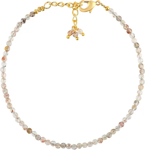 Vista 21 de TGH Pulsera de cuentas naturales con piedras preciosas microfacetadas, joyería para ella, cristales curativos energéticos de piedra natal, cadena