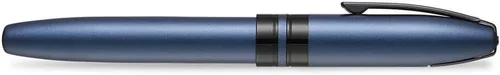 Vista 5 de Sheaffer Icon Metallic Blue E0911053 - Pluma estilográfica, color azul metálico con aplicaciones PVD en negro brillante