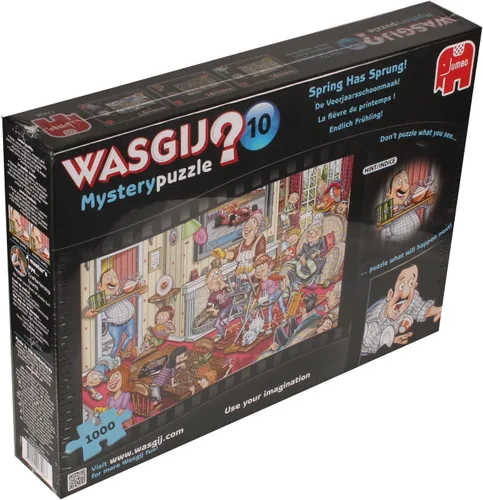 Vista 4 de Jumbo Wasgij Mystery 10 Spring Has Sprung - Rompecabezas (1000 piezas)