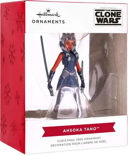 Vista 3 de Hallmark Star Wars: The Clone Wars Ahsoka Tano Adorno de Navidad