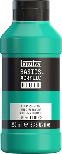 Vista 54 de Liquitex BASICS - Pintura acrílica fluida, botella de 4 onzas, tono permanente carmesí lizarina Super Versatile, Fine Art Pigments; Fluid