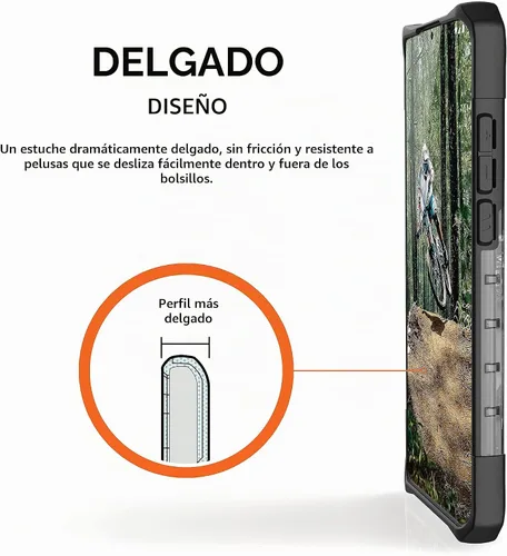 Vista 4 de URBAN ARMOR GEAR UAG - Funda protectora para Huawei P50 Pro (pantalla de 6.3 pulgadas), resistente y translúcida de plasma, ultradelgada, a prueba