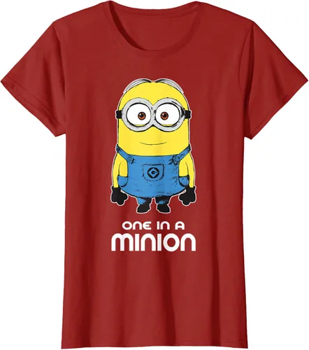 Vista 75 de Despicable Me Camiseta estampada Minions Bob One in A Minion Negro