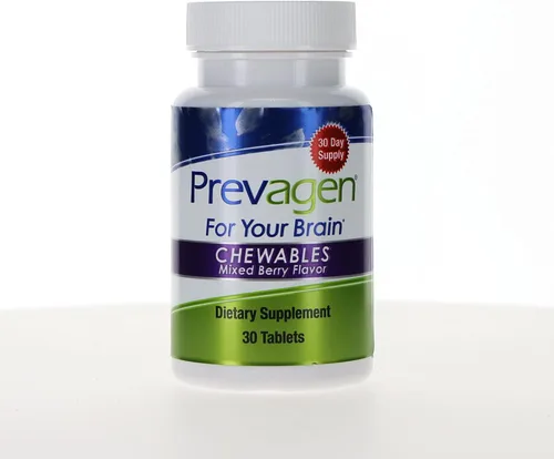 Vista 2 de Prevagen - Masticables de bayas mixtas de fuerza regular con caja de almacenamiento, 1 paquete